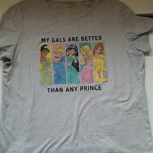 Disney Princess Gray Kids T-Shirt